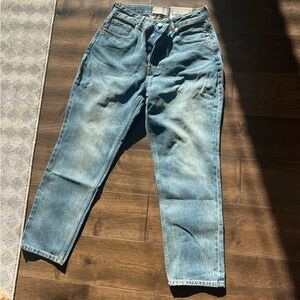 Everlane 90s Cheeky Hourglass Jean vintage mid-blue. Size 30 crop (26.5”)